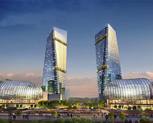 济南地标性建筑 齐鲁之门